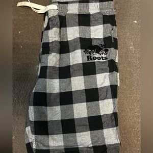 Roots Flannel Pyjamas - Straight Leg - Large